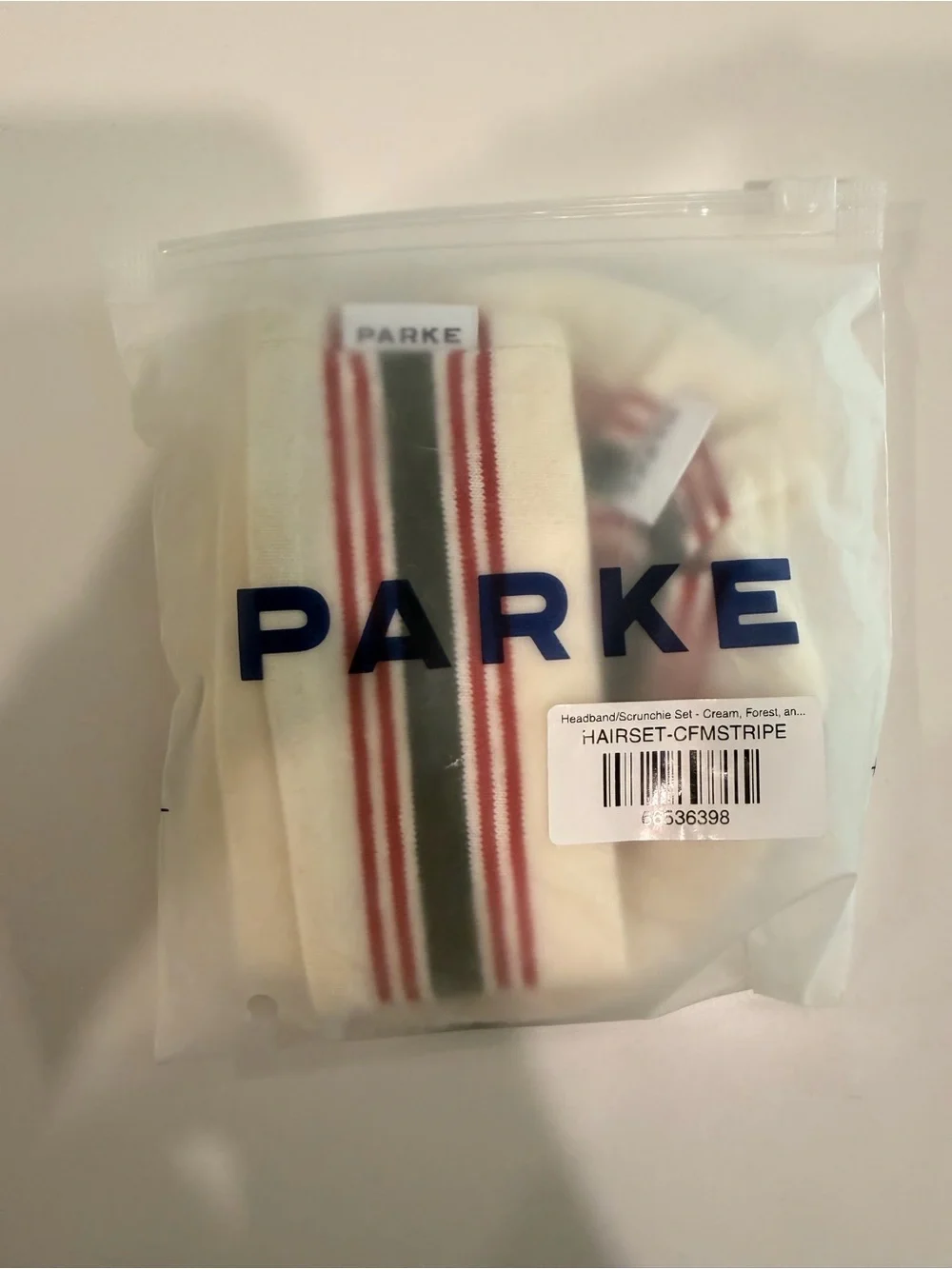 Parke striped headband